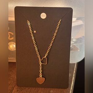Gold Heart Pendant Necklace